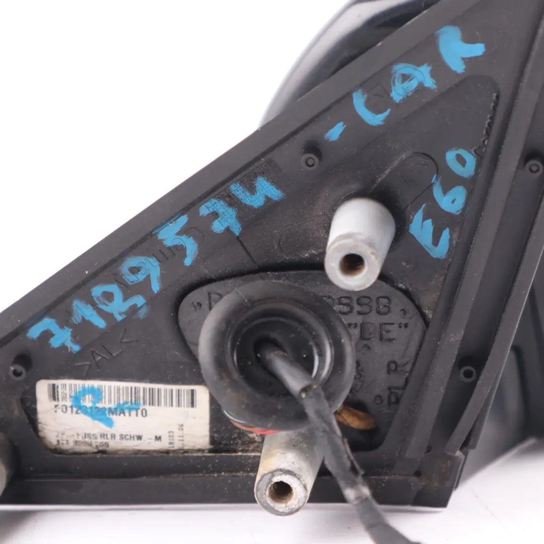  Wing Mirror BMW E60 E61 LCI Door Right O/S Outside Heated Carbon Black - 416 - SKU rhd-7189574-CAR - Part number 7189574