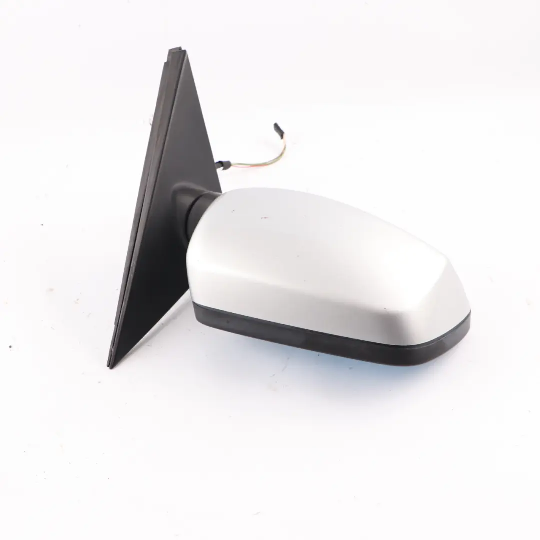 BMW E60 E61 LCI Wing Mirror Door Right O/S Outside Titansilber Titan Silver 354 - SKU rhd-7189574-TS - Part number 7189574