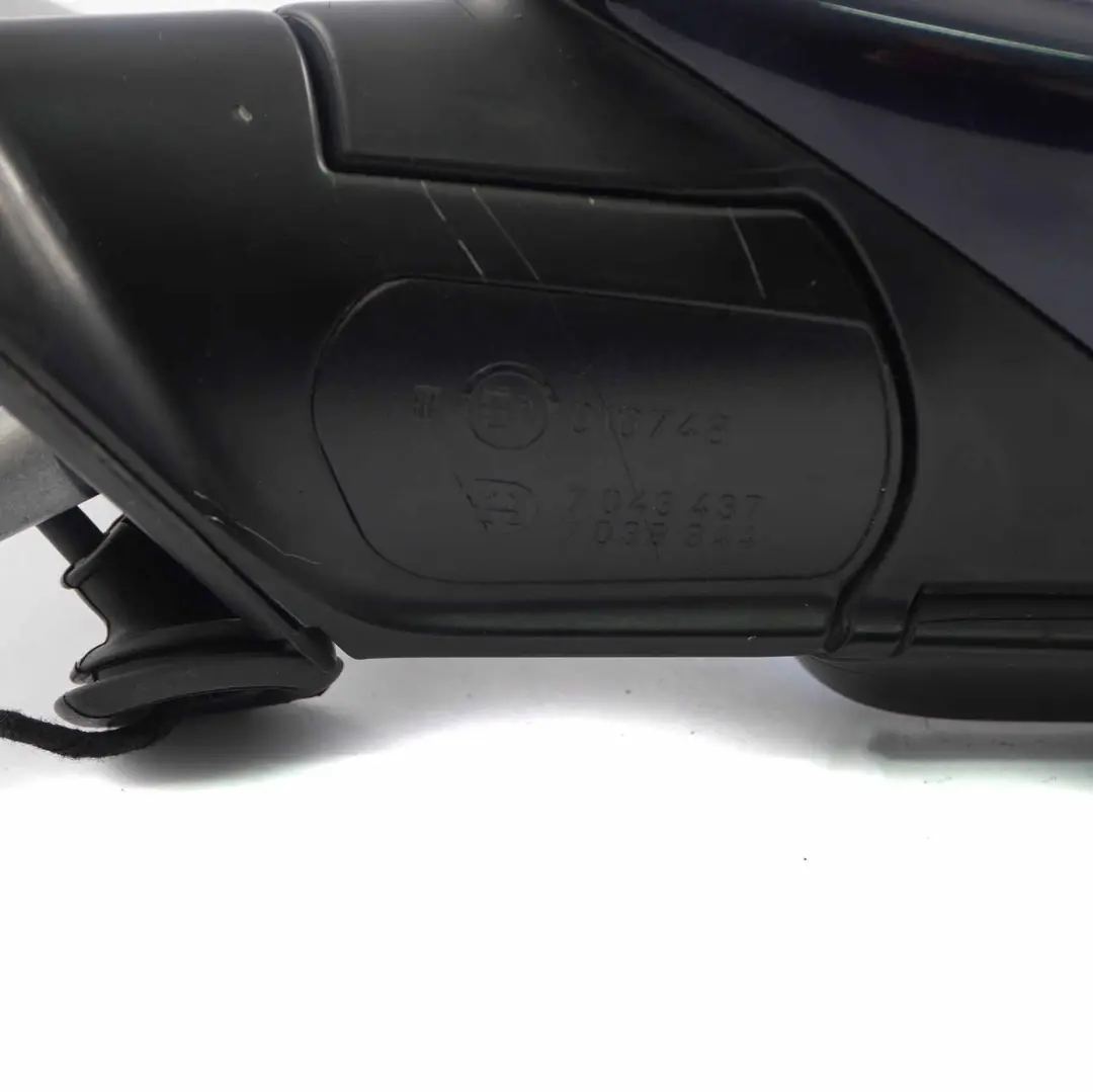 Wing Mirror BMW E60 E61 LCI Heated Left Memory N/S Monacoblau Monaco Blue A35 to with Part number 7189583 Wing Mirror BMW E60 E61 LCI Heated Left Memory N/S Monacoblau Monaco Blue A35 - SKU rhd-7189583-MB - Part number 7189583