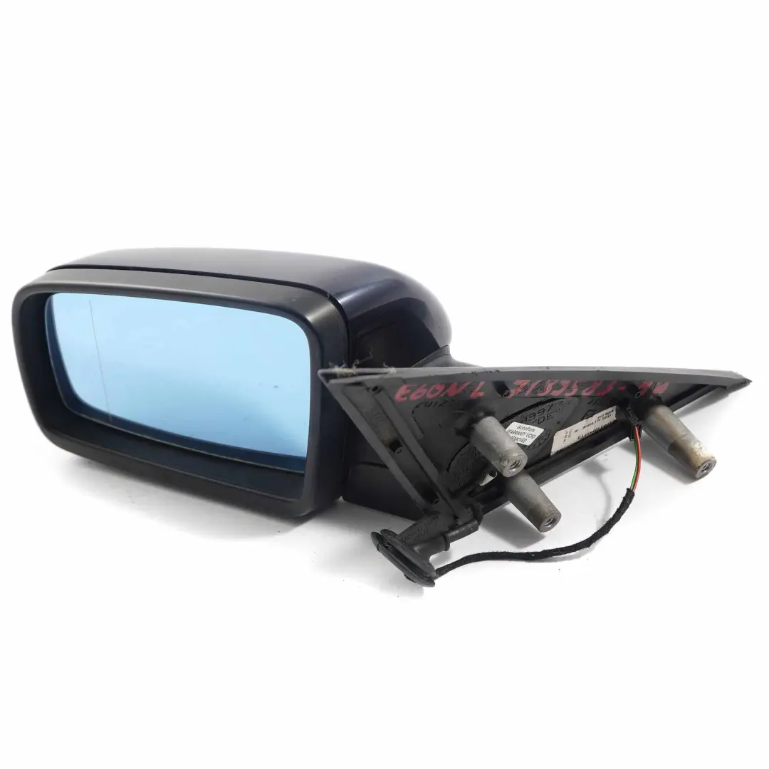 Wing Mirror BMW E60 E61 LCI Heated Left Memory N/S Monacoblau Monaco Blue A35 to with Part number 7189583 Wing Mirror BMW E60 E61 LCI Heated Left Memory N/S Monacoblau Monaco Blue A35 - SKU rhd-7189583-MB - Part number 7189583