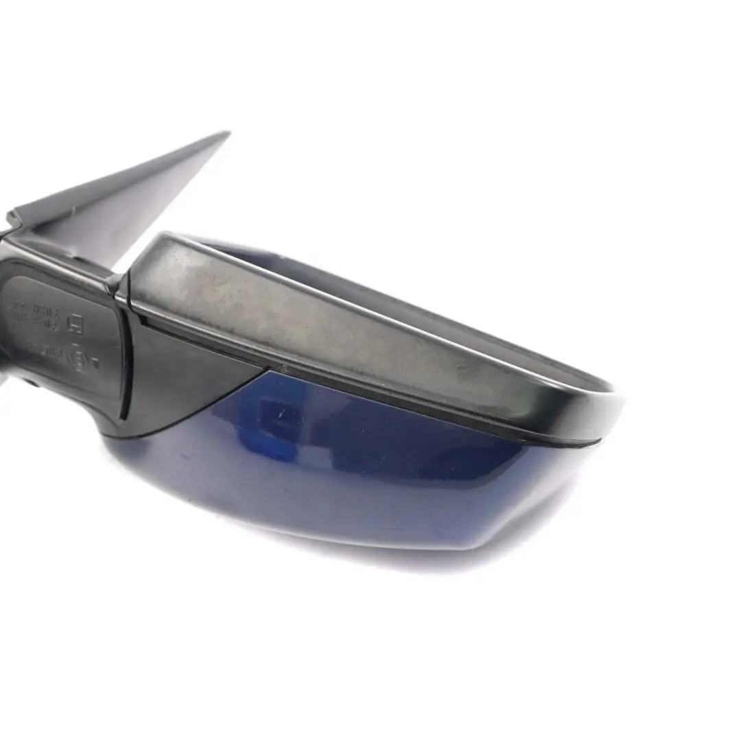 BMW E60 E61 Auto Dip Power Fold Right Wing Mirror O/S Tiefseeblau Deep Sea Blue - SKU rhd-7189612-DSB - Part number 7189612