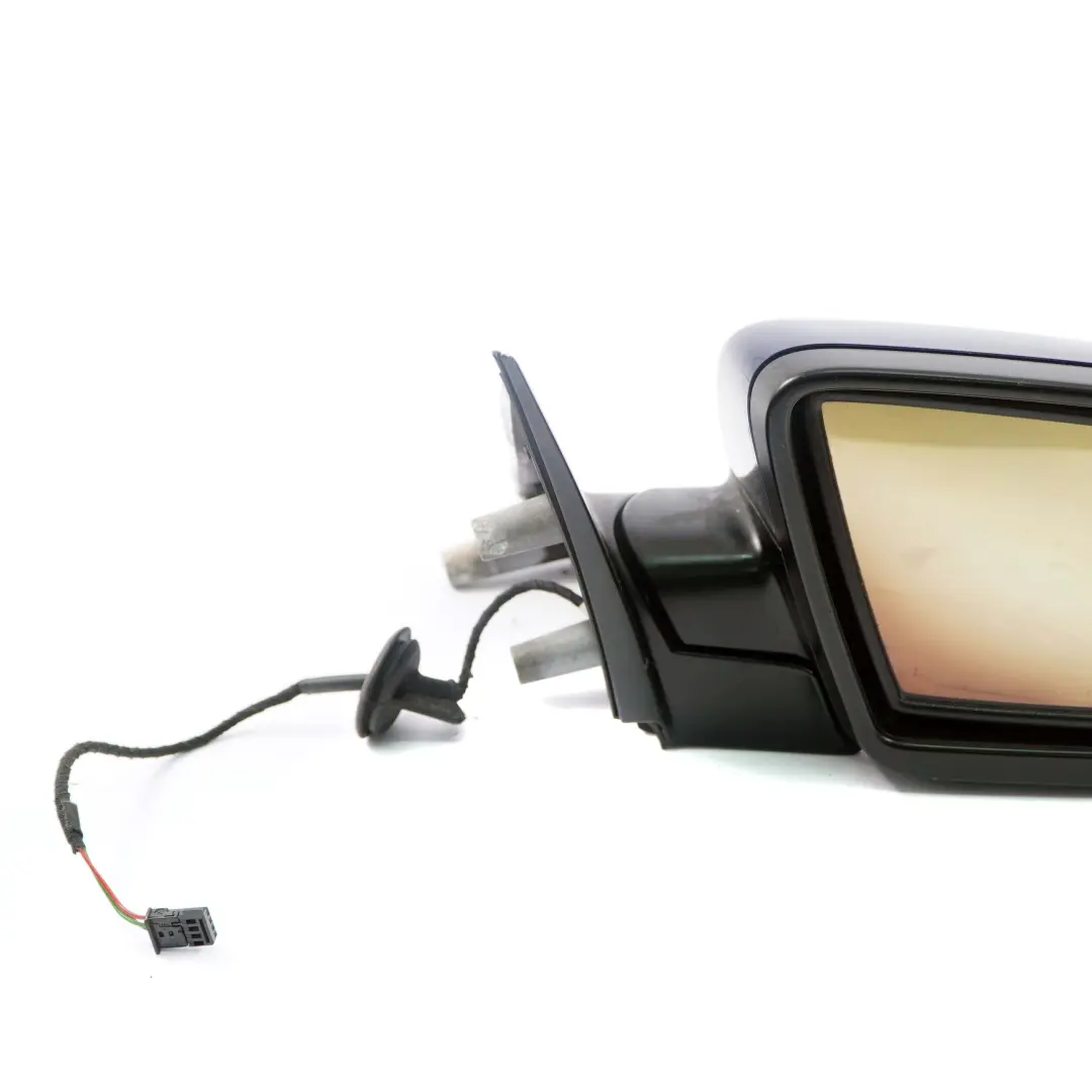 Dip Power Fold Right Wing Mirror O/S Tiefseeblau Deep Sea Blue to BMW E60 E61 Auto with Part number 7189612 BMW E60 E61 Auto Dip Power Fold Right Wing Mirror O/S Tiefseeblau Deep Sea Blue - SKU rhd-7189612-DSB - Part number 7189612