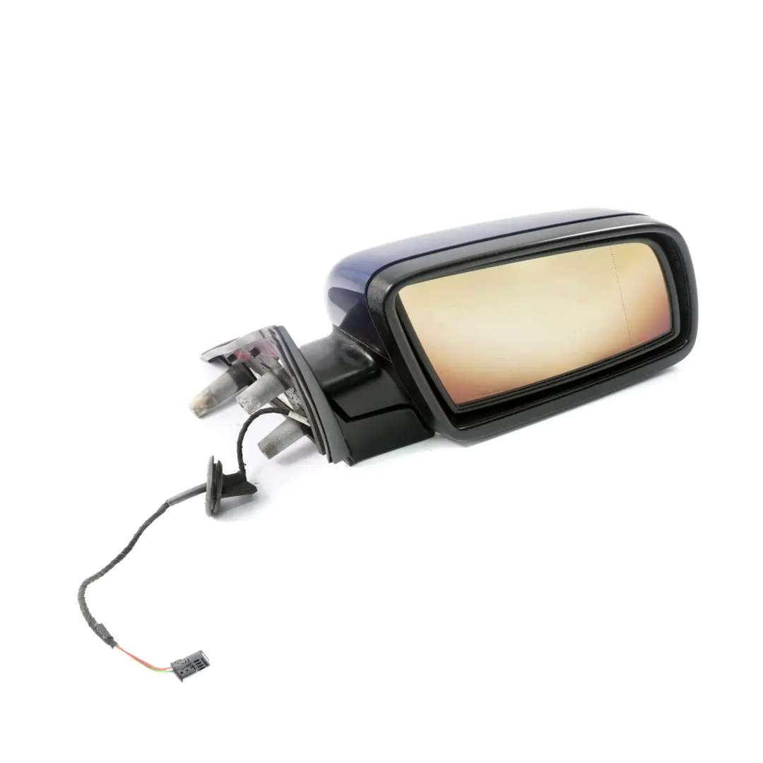 Dip Power Fold Right Wing Mirror O/S Tiefseeblau Deep Sea Blue to BMW E60 E61 Auto with Part number 7189612 BMW E60 E61 Auto Dip Power Fold Right Wing Mirror O/S Tiefseeblau Deep Sea Blue - SKU rhd-7189612-DSB - Part number 7189612