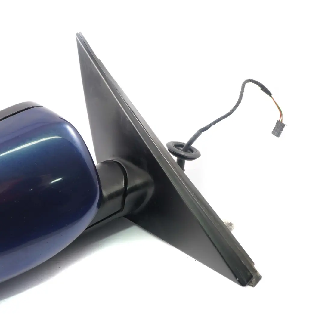 Dip Power Fold Right Wing Mirror O/S Tiefseeblau Deep Sea Blue to BMW E60 E61 Auto with Part number 7189612 BMW E60 E61 Auto Dip Power Fold Right Wing Mirror O/S Tiefseeblau Deep Sea Blue - SKU rhd-7189612-DSB - Part number 7189612