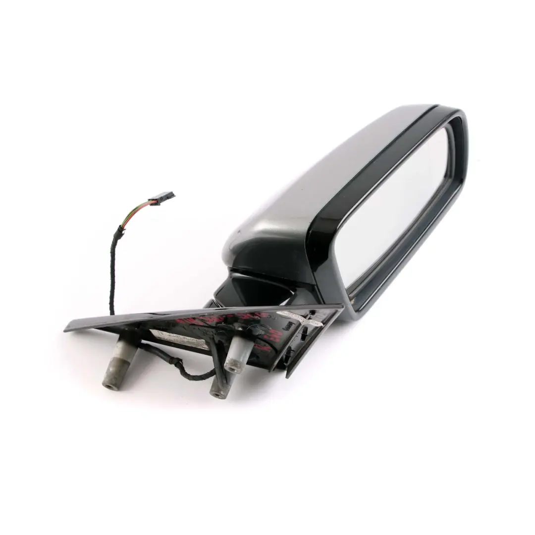 BMW E60 E61 Auto Dip Power Fold Right Wing Mirror O/S Spacegrau Space Grey A52 - SKU rhd-7189612-SCG - Part number 7189612