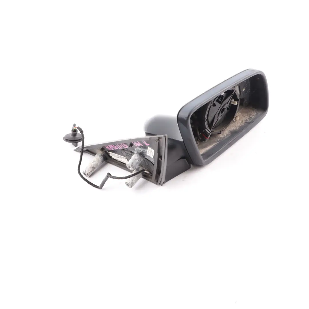 BMW E60 E61 Auto Dip Power Fold Right Wing Mirror O/S Titansilber Silver 354 - SKU rhd-7189612-TS - Part number 7189612