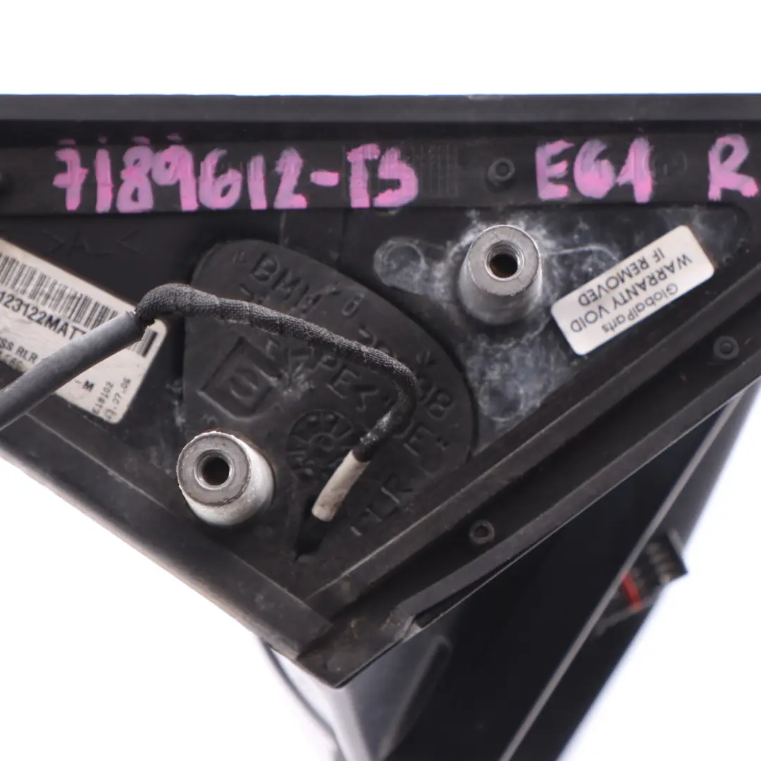 Dip Power Fold Right Wing Mirror O/S Titansilber Silver 354 to BMW E60 E61 Auto with Part number 7189612 BMW E60 E61 Auto Dip Power Fold Right Wing Mirror O/S Titansilber Silver 354 - SKU rhd-7189612-TS - Part number 7189612