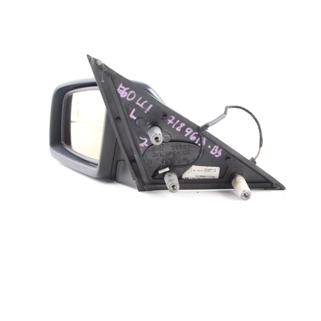 Wing Mirror BMW E60 E61 Auto Dip Heated Left N/S Black Sapphire Metallic - 475 to with Part number 7189613 Wing Mirror BMW E60 E61 Auto Dip Heated Left N/S Black Sapphire Metallic - 475 - SKU rhd-7189613-BS - Part number 7189613