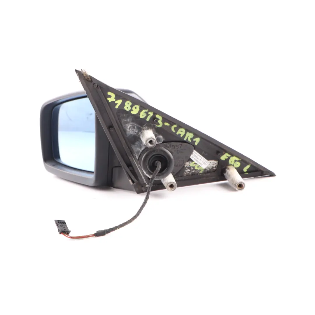 BMW 5 Series E60 E61 LCI Auto Dip Left Wing Mirror N/S Carbonschwarz Black 416 - SKU rhd-7189613-CAR1 - Part number 7189613