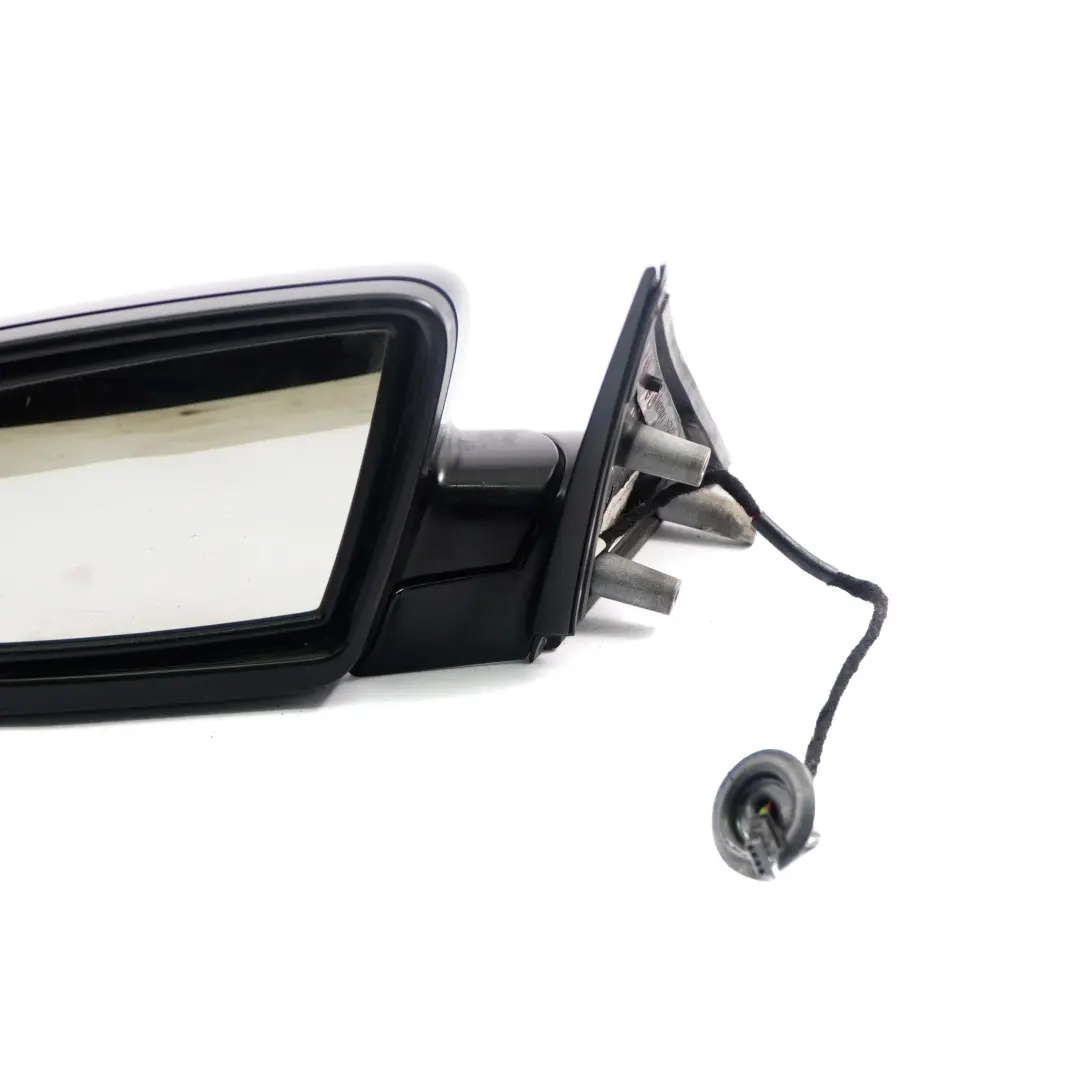 Dip Power Fold Left Wing Mirror N/S Tiefseeblau Deep Sea Blue to BMW E60 E61 Auto with Part number 7189613 BMW E60 E61 Auto Dip Power Fold Left Wing Mirror N/S Tiefseeblau Deep Sea Blue - SKU rhd-7189613-DSB - Part number 7189613