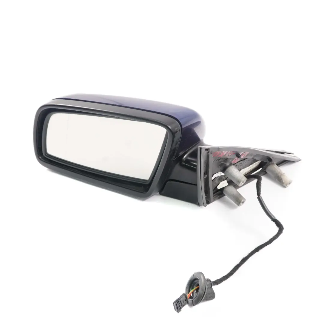 Dip Power Fold Left Wing Mirror N/S Tiefseeblau Deep Sea Blue to BMW E60 E61 Auto with Part number 7189613 BMW E60 E61 Auto Dip Power Fold Left Wing Mirror N/S Tiefseeblau Deep Sea Blue - SKU rhd-7189613-DSB - Part number 7189613