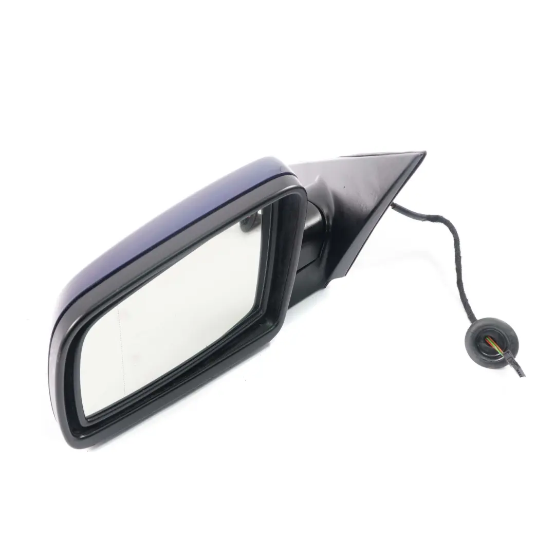 BMW E60 E61 Auto Dip Power Fold Left Wing Mirror N/S Tiefseeblau Deep Sea Blue - SKU rhd-7189613-DSB - Part number 7189613