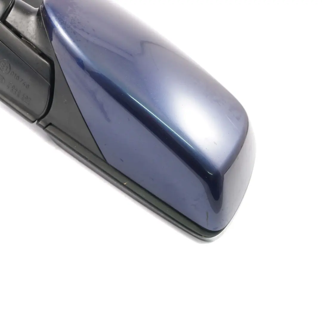 Dip Power Fold Left Wing Mirror N/S Tiefseeblau Deep Sea Blue to BMW E60 E61 Auto with Part number 7189613 BMW E60 E61 Auto Dip Power Fold Left Wing Mirror N/S Tiefseeblau Deep Sea Blue - SKU rhd-7189613-DSB - Part number 7189613
