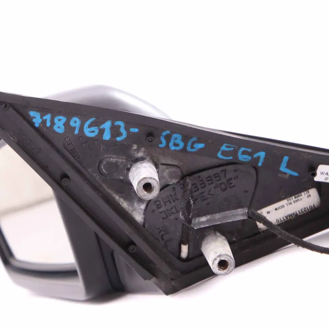  Wing Mirror BMW E60 E61 M Sport Auto Dip Power Fold Left Silbergrau Silver Grey - SKU rhd-7189613-SBG - Part number 7189613