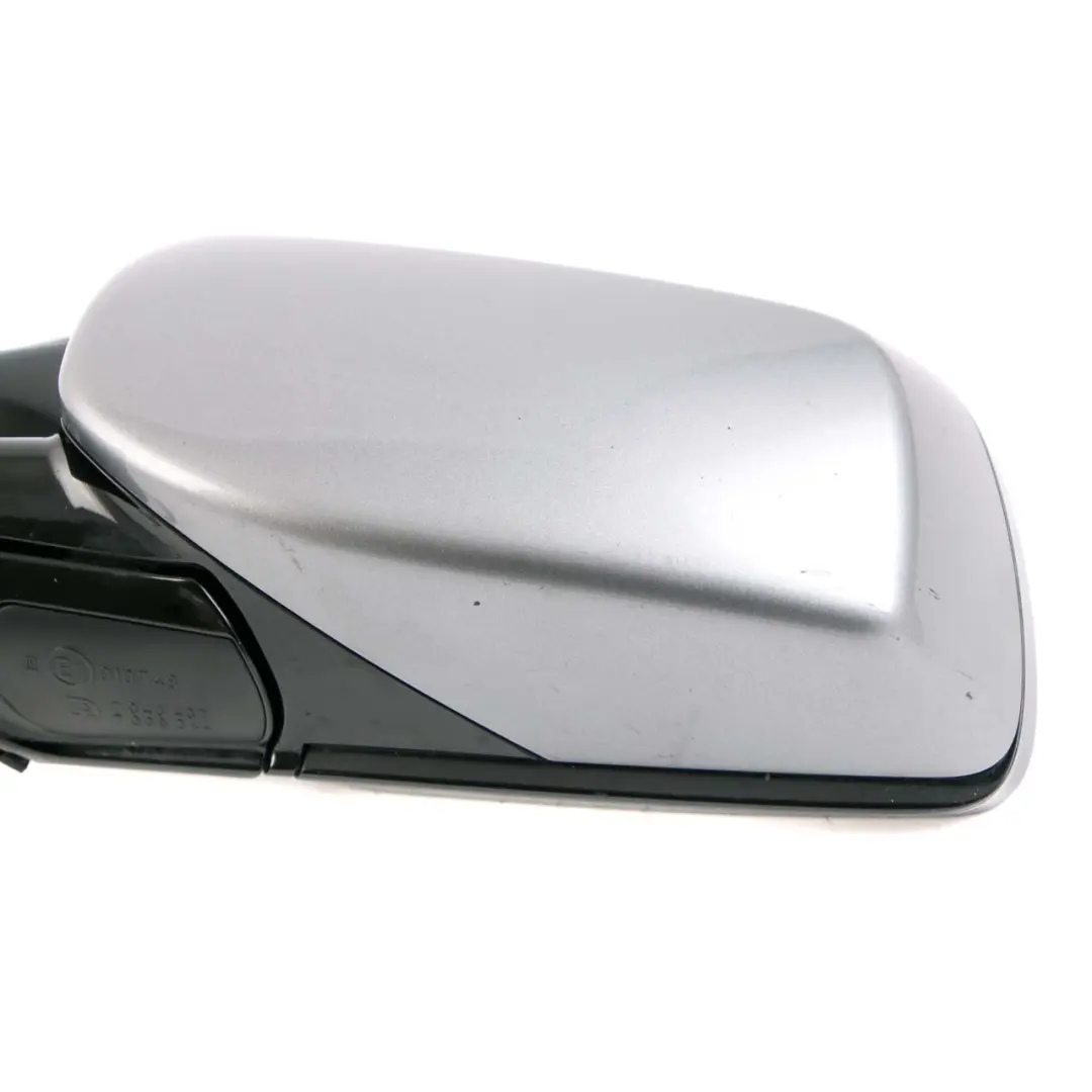BMW E60 E61 M Sport Auto Dip Power Fold Left Wing Mirror N/S Spacegrau Grey - SKU rhd-7189613-SCG - Part number 7189613