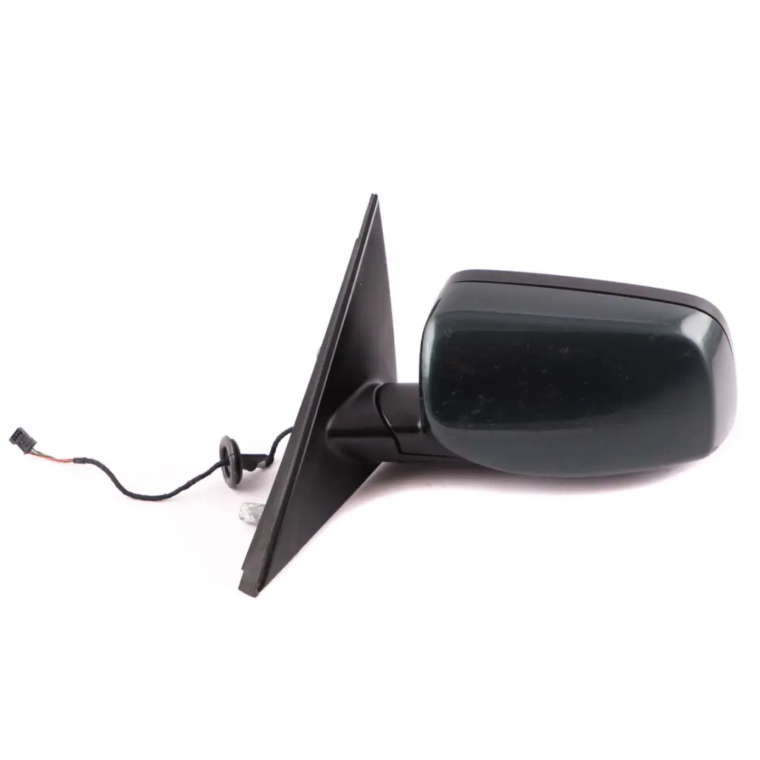 BMW 5 E60 E61 Auto Dip Power Fold Left Wing Mirror N/S Tiefgruen Deep Green A43 - SKU rhd-7189613-TG - Part number 7189613