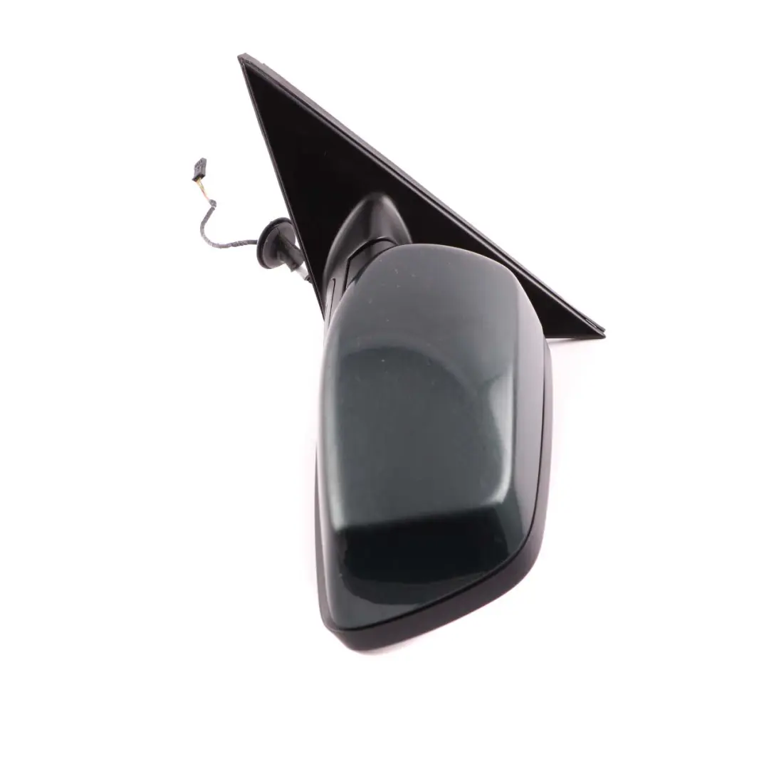BMW 5 E60 E61 Auto Dip Power Fold Left Wing Mirror N/S Tiefgruen Deep Green A43 - SKU rhd-7189613-TG - Part number 7189613