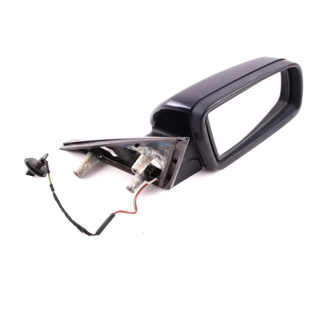 Wing Mirror BMW E60 Power Fold Auto Dip Right Light Monacoblau Monaco Blue A35 to with Part number 7189624 Wing Mirror BMW E60 Power Fold Auto Dip Right Light Monacoblau Monaco Blue A35 - SKU rhd-7189624-MB - Part number 7189624