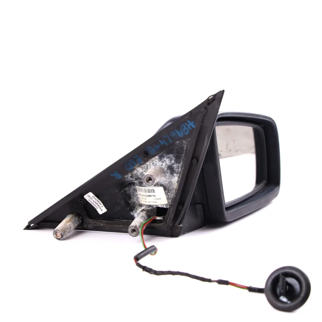 Wing Mirror BMW E60 Power Fold Auto Dip Right Light Monacoblau Monaco Blue A35 to with Part number 7189624 Wing Mirror BMW E60 Power Fold Auto Dip Right Light Monacoblau Monaco Blue A35 - SKU rhd-7189624-MB - Part number 7189624