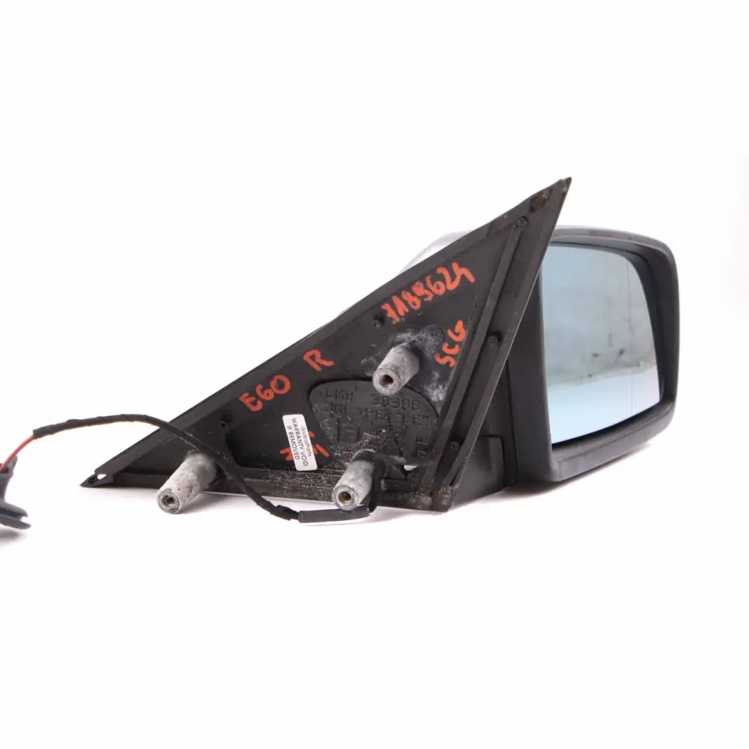  Wing Mirror BMW E60 Power Fold Auto Dip Right Light Spacegrau Space Grey A52 - SKU rhd-7189624-SCG - Part number 7189624