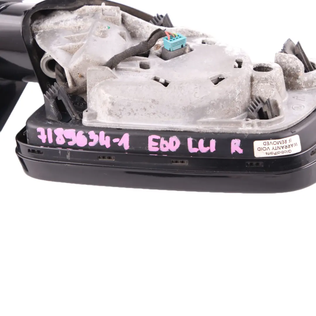  Wing Mirror BMW E60 E61 LCI 1 M Sport Right O/S Door High Gloss Without Glass - SKU rhd-7189634-1 - Part number 7189634
