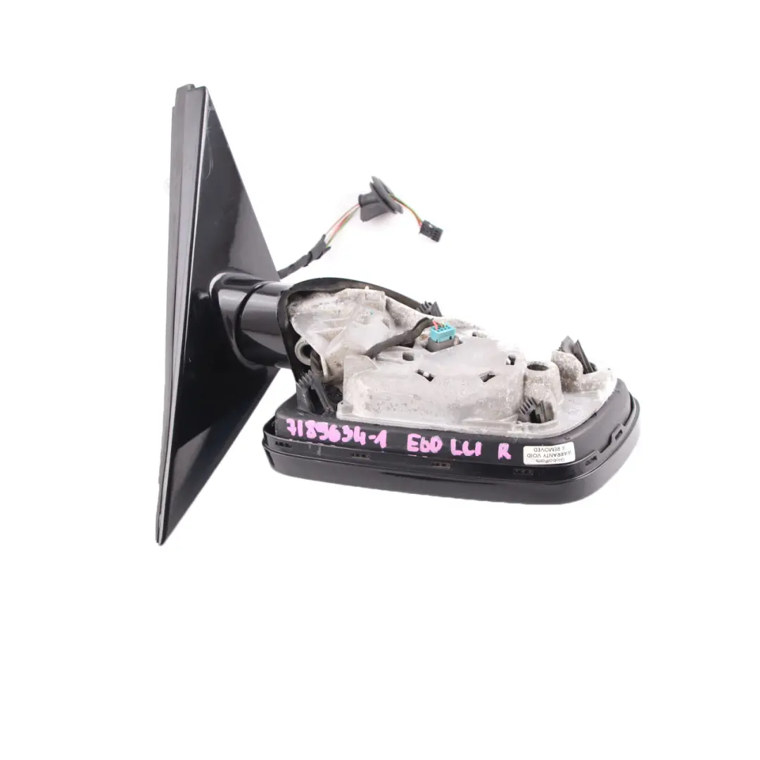  Wing Mirror BMW E60 E61 LCI 1 M Sport Right O/S Door High Gloss Without Glass - SKU rhd-7189634-1 - Part number 7189634
