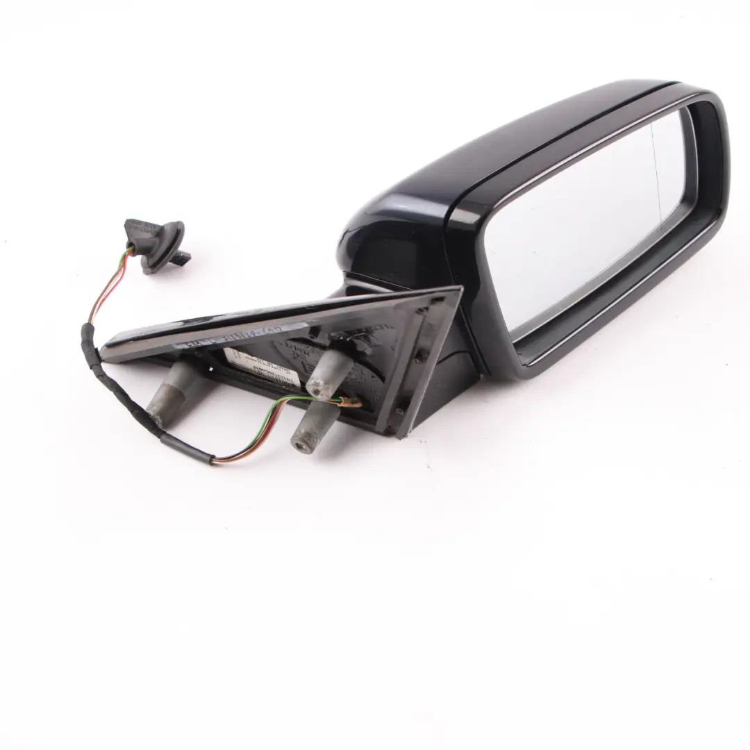  Wing Mirror BMW E60 E61 LCI M Sport Right O/S High Gloss Carbonschwarz - SKU rhd-7189634-CAR - Part number 7189634