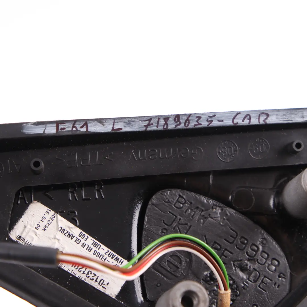 Wing Mirror BMW E60 E61 LCI M Sport Right O/S High Gloss Carbonschwarz to with Part number 7189634 Wing Mirror BMW E60 E61 LCI M Sport Right O/S High Gloss Carbonschwarz - SKU rhd-7189634-CAR - Part number 7189634