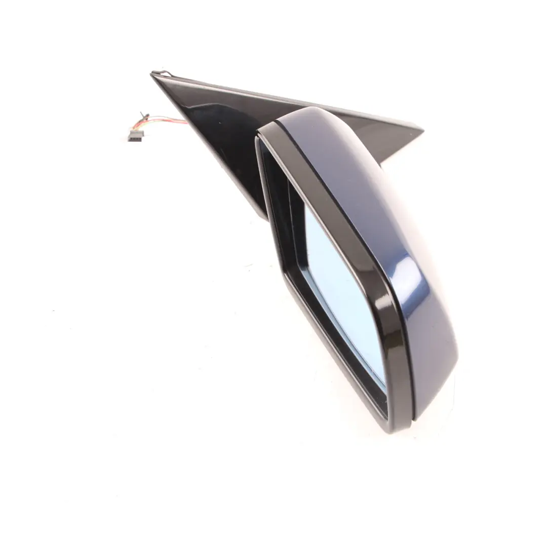  Wing Mirror BMW E60 E61 LCI M Sport Right O/S High Gloss Deep Sea Blue - A76 - SKU rhd-7189634-DSB - Part number 7189634
