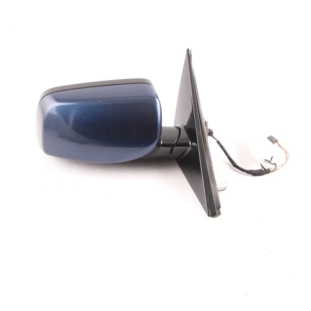  Wing Mirror BMW E60 E61 LCI M Sport Right O/S High Gloss Deep Sea Blue - A76 - SKU rhd-7189634-DSB - Part number 7189634