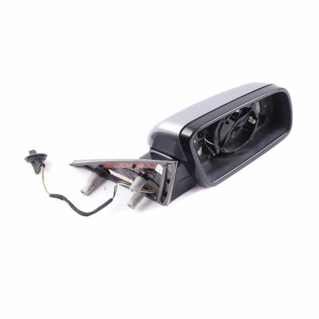  Wing Mirror BMW E60 E61 LCI 1 M Sport Right O/S High Gloss Spacegrau Grey A52 - SKU rhd-7189634-SCG1 - Part number 7189634