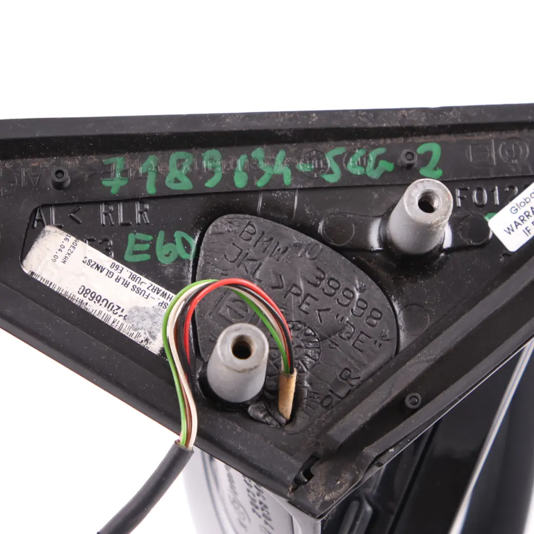 Wing Mirror BMW E60 E61 LCI 2 M Sport Right O/S High Gloss Spacegrau Grey A52 to with Part number 7189634 Wing Mirror BMW E60 E61 LCI 2 M Sport Right O/S High Gloss Spacegrau Grey A52 - SKU rhd-7189634-SCG2 - Part number 7189634