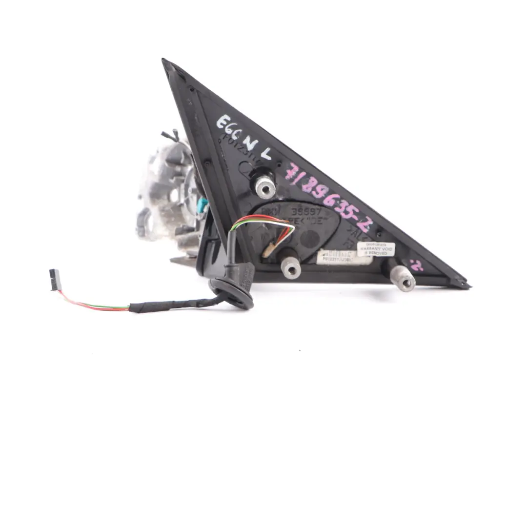  Wing Mirror Base BMW E60 E61 LCI M Sport Left Door N/S High Gloss Heated Carrier - SKU rhd-7189635-2 - Part number 7189635