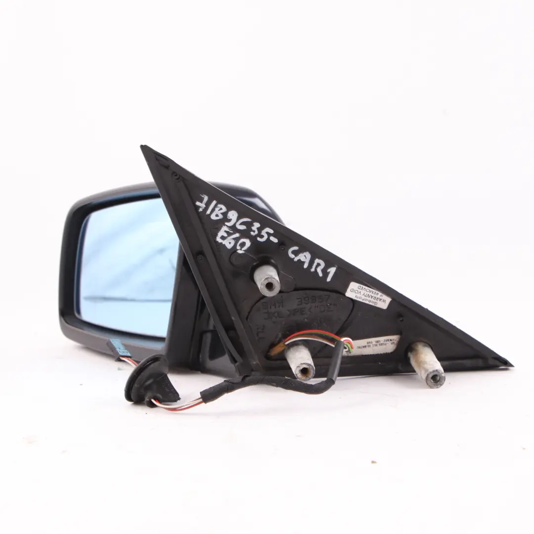  Door Wing Mirror BMW E60 E61 LCI M Sport Left N/S High Gloss Carbon Black 416 - SKU rhd-7189635-CAR1 - Part number 7189635