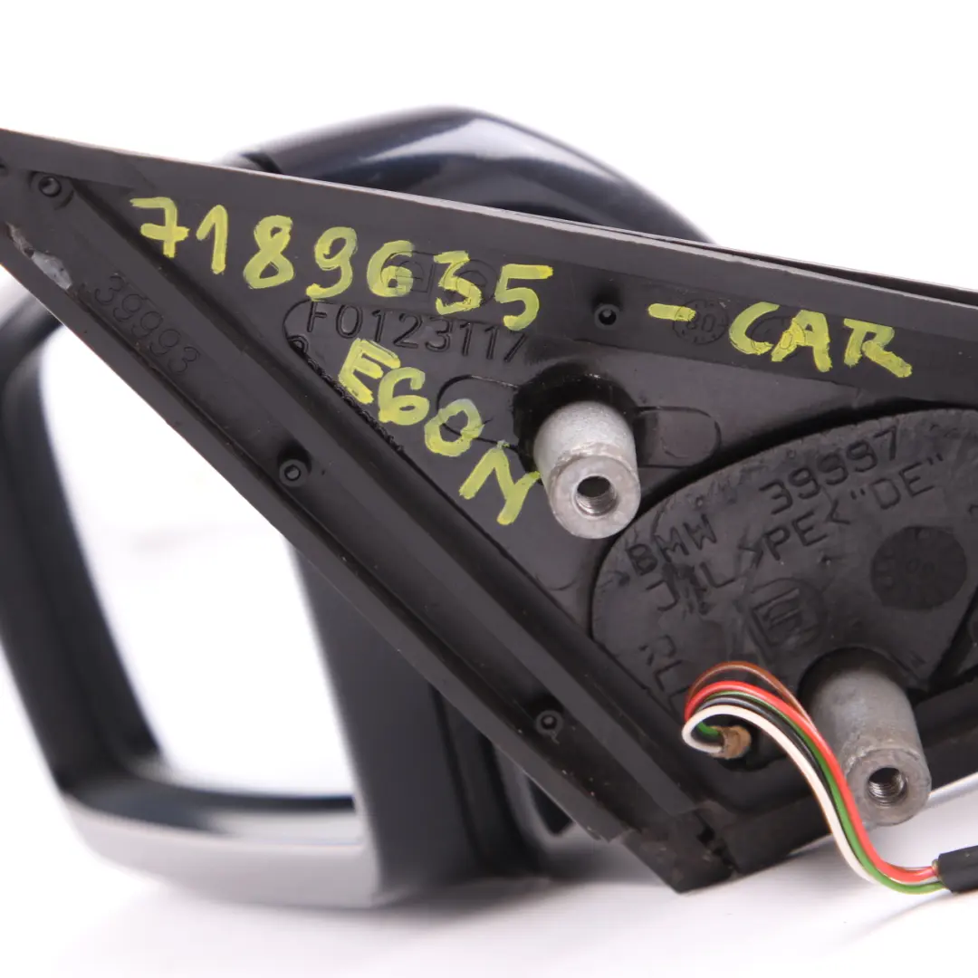 Door Wing Mirror BMW E60 E61 LCI 2 M Sport Left N/S High Gloss Carbon Black 416 to with Part number 7189635 Door Wing Mirror BMW E60 E61 LCI 2 M Sport Left N/S High Gloss Carbon Black 416 - SKU rhd-7189635-CAR2 - Part number 7189635