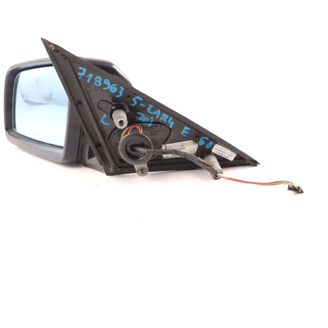  Wing Mirror BMW E60 E61 LCI M Sport Left N/S High Gloss Carbonschwarz Black 416 - SKU rhd-7189635-CAR4 - Part number 7189635