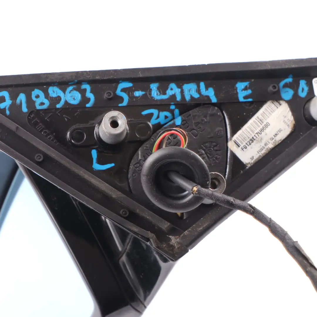 Wing Mirror BMW E60 E61 LCI M Sport Left N/S High Gloss Carbonschwarz Black 416 to with Part number 7189635 Wing Mirror BMW E60 E61 LCI M Sport Left N/S High Gloss Carbonschwarz Black 416 - SKU rhd-7189635-CAR4 - Part number 7189635