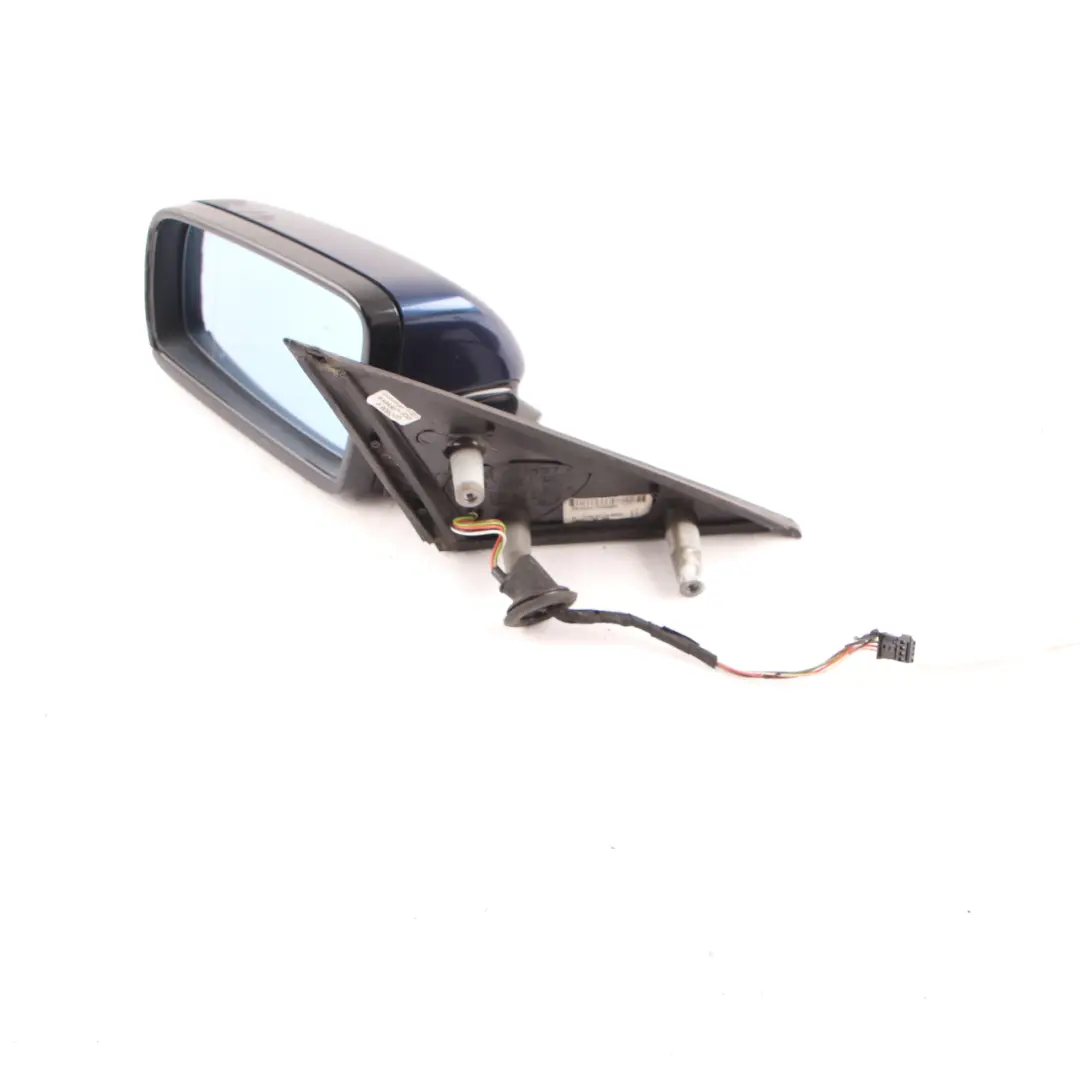 Wing Mirror BMW E60 E61 LCI M Sport Left N/S High Gloss Deep Sea Blue - A76 - SKU rhd-7189635-DSB - Part number 7189635
