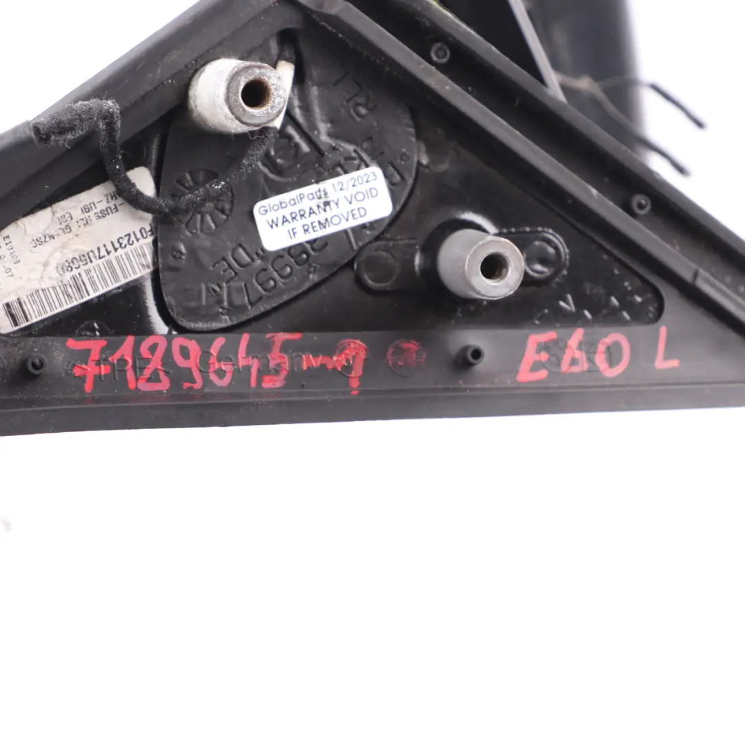 Wing Mirror BMW E60 E61 LCI M Sport Left Door N/S Heated Outside to with Part number 7189645 Wing Mirror BMW E60 E61 LCI M Sport Left Door N/S Heated Outside - SKU rhd-7189645-1 - Part number 7189645