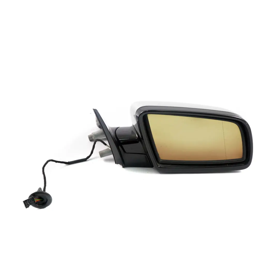 BMW E60 E61 LCI M Sport Right Wing Mirror O/S High Gloss Auto Dip Titansilber - SKU rhd-7189654-TS - Part number 7189654