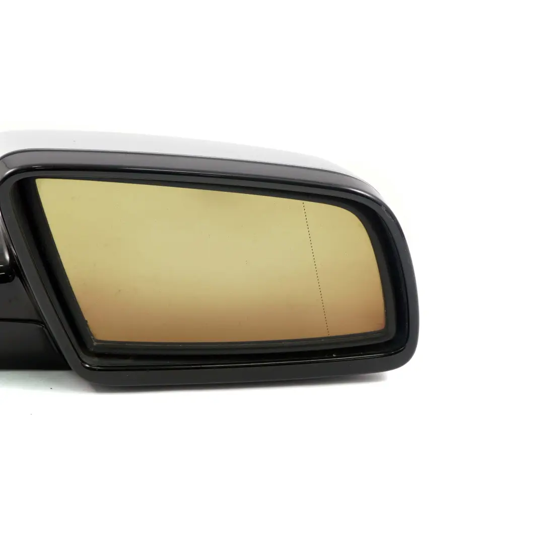 BMW E60 E61 LCI M Sport Right Wing Mirror O/S High Gloss Auto Dip Titansilber - SKU rhd-7189654-TS - Part number 7189654