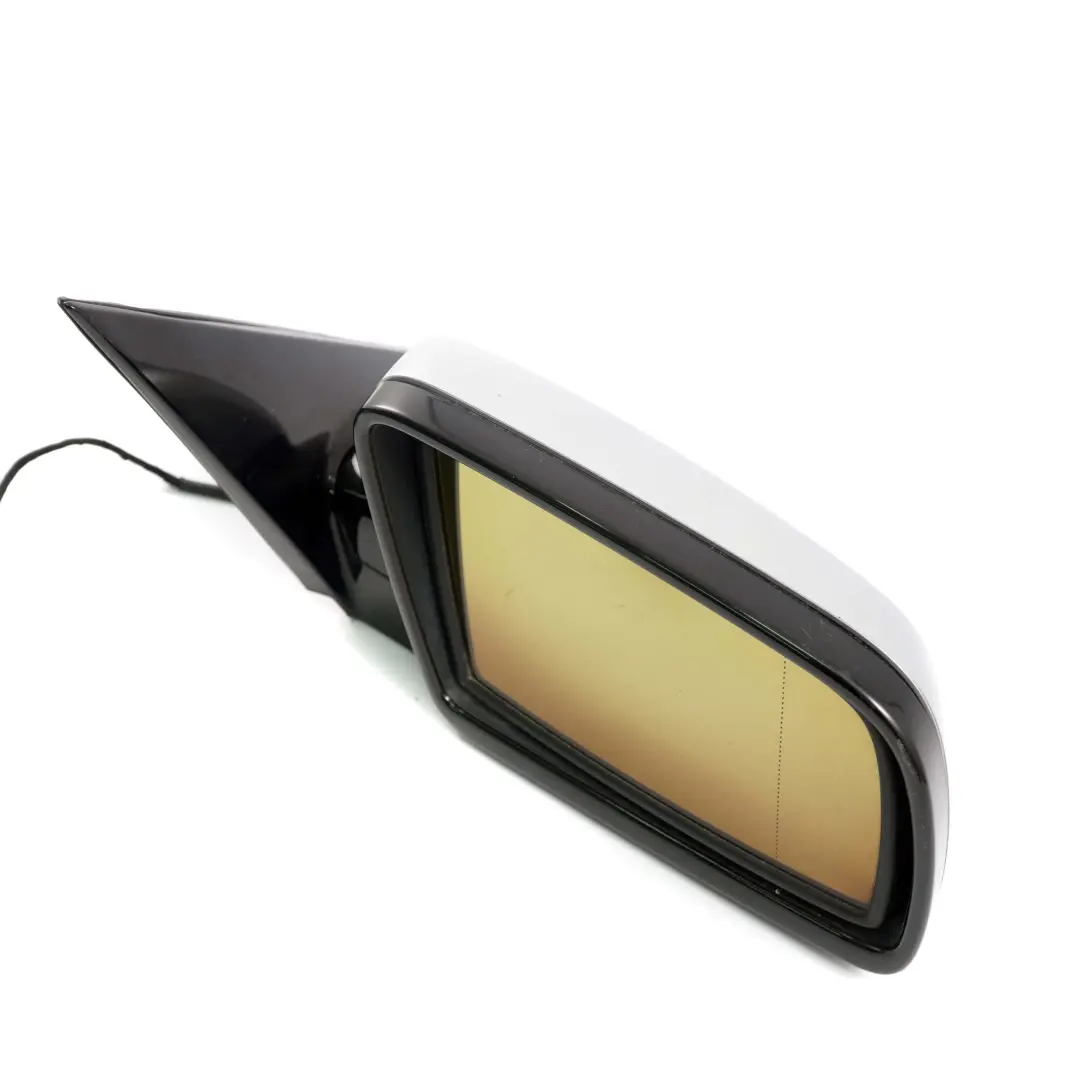 BMW E60 E61 LCI M Sport Right Wing Mirror O/S High Gloss Auto Dip Titansilber - SKU rhd-7189654-TS - Part number 7189654