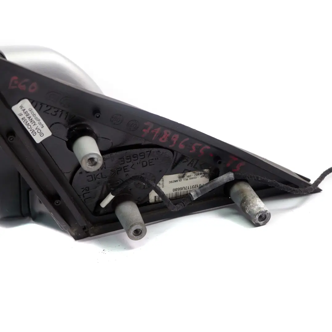 Left Wing Mirror N/S High Gloss Auto Dip Titansilber 354 to BMW E60 E61 LCI M Sport with Part number 7189655 BMW E60 E61 LCI M Sport Left Wing Mirror N/S High Gloss Auto Dip Titansilber 354 - SKU rhd-7189655-TS - Part number 7189655