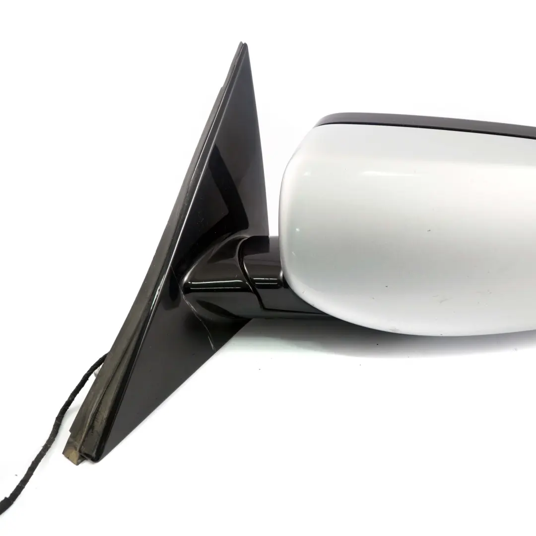 BMW E60 E61 LCI M Sport Left Wing Mirror N/S High Gloss Auto Dip Titansilber 354 - SKU rhd-7189655-TS - Part number 7189655