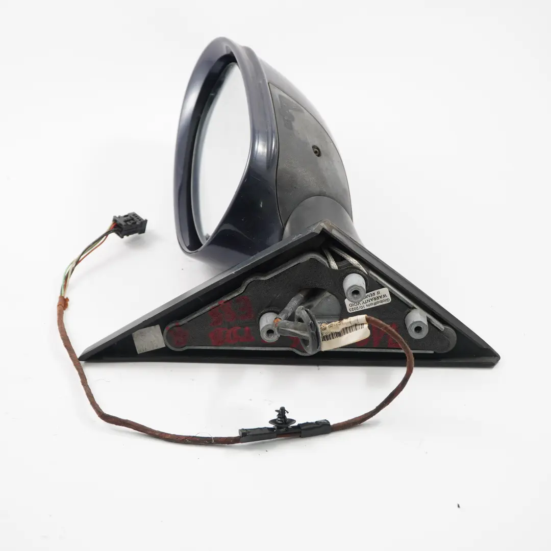 Wing Mirror Right O/S Heated Outside Toledoblau Metallic Blue 482 to BMW Z4 E85 with Part number 7189706 BMW Z4 E85 Wing Mirror Right O/S Heated Outside Toledoblau Metallic Blue 482 - SKU rhd-7189706-TDB - Part number 7189706