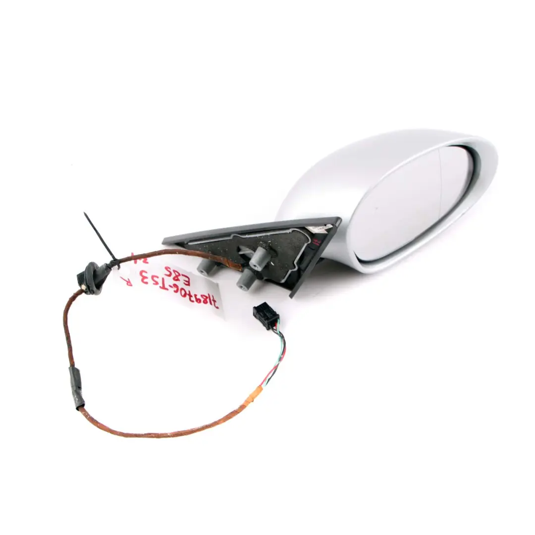Wing Mirror BMW Z4 Series E85 Heated Right O/S Titansilber Metallic Silver to with Part number 7189706 Wing Mirror BMW Z4 Series E85 Heated Right O/S Titansilber Metallic Silver - SKU rhd-7189706-TS3 - Part number 7189706