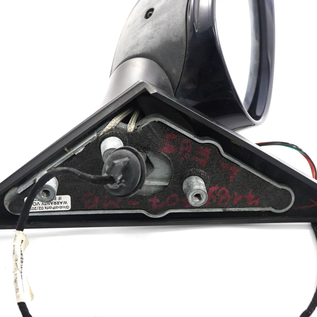 BMW Z4 Series E85 E86 Left Heated Wing Mirror N/S Monacoblau Metallic Blue - SKU rhd-7189707-MB - Part number 7189707