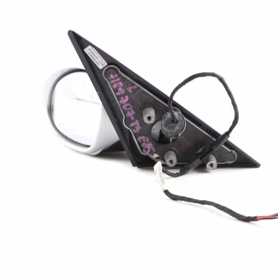  Wing Mirror BMW Z4 Series E85 E86 Heated Left N/S Titansilber Metallic Silver - SKU rhd-7189707-TS - Part number 7189707