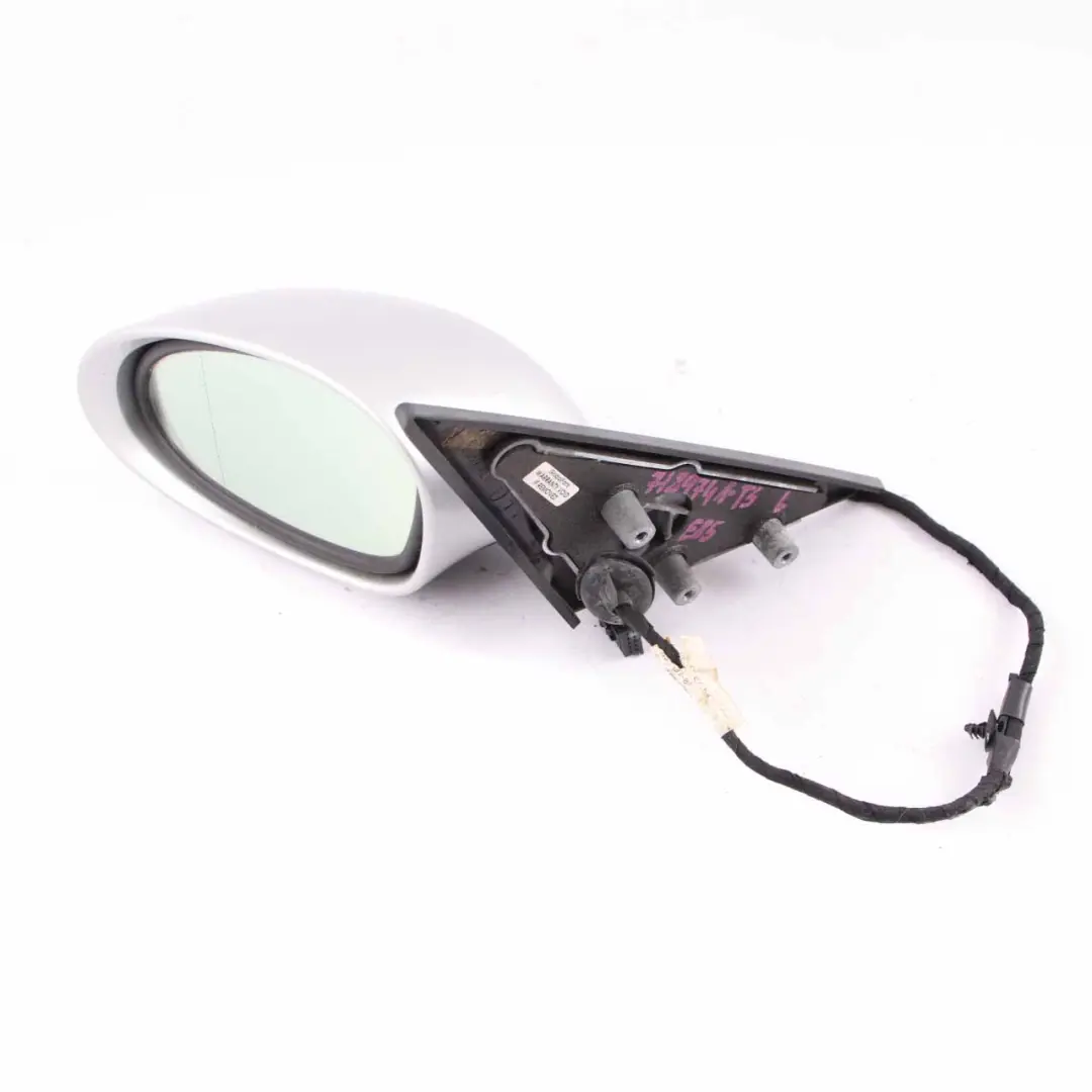 Wing Mirror Left Auto Dip Power Fold N/S Titansilber Titanium Silver to BMW Z4 E85 with Part number 7189741 BMW Z4 E85 Wing Mirror Left Auto Dip Power Fold N/S Titansilber Titanium Silver - SKU rhd-7189741-TS - Part number 7189741