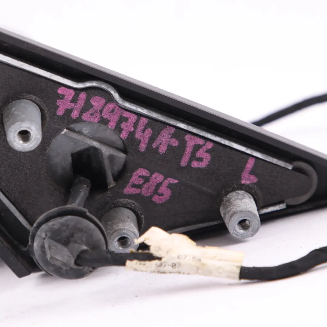 Wing Mirror Left Auto Dip Power Fold N/S Titansilber Titanium Silver to BMW Z4 E85 with Part number 7189741 BMW Z4 E85 Wing Mirror Left Auto Dip Power Fold N/S Titansilber Titanium Silver - SKU rhd-7189741-TS - Part number 7189741